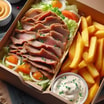 Doner Meat and Fries